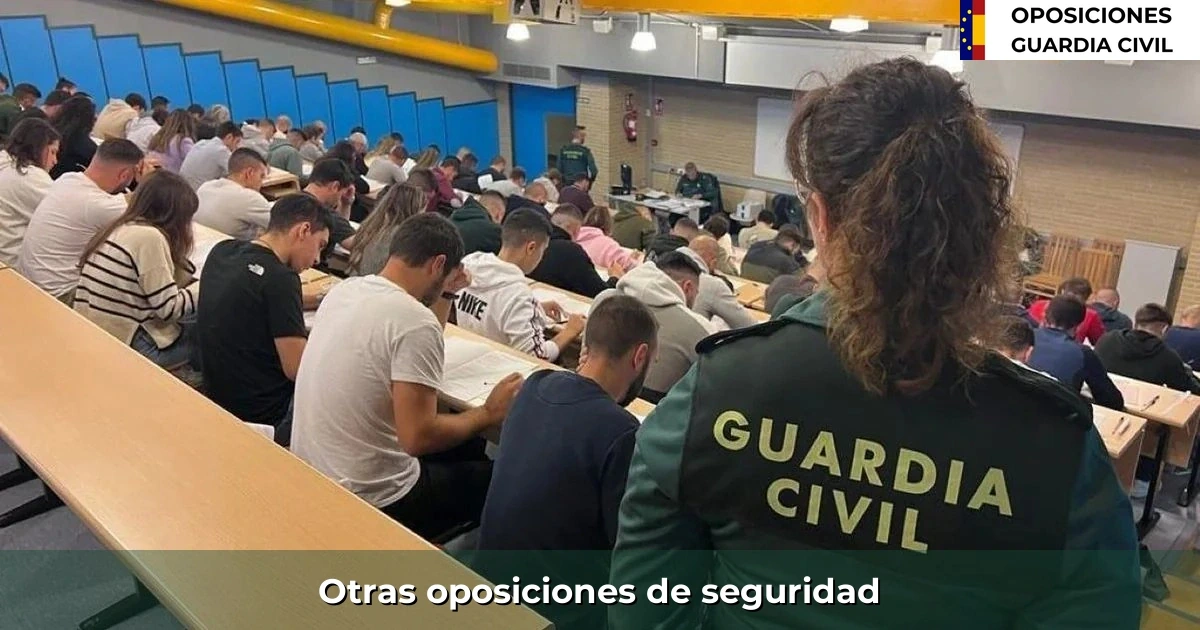 Otras oposiciones de seguridad: opciones para comparar