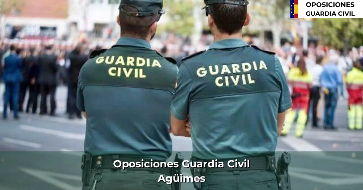 Oposiciones Guardia Civil en Agüimes