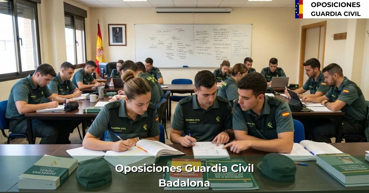 Oposiciones Guardia Civil en Badalona
