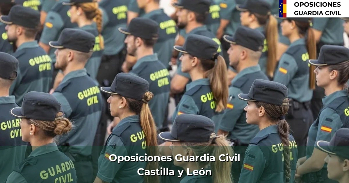 Oposiciones Guardia Civil en Castilla y León
