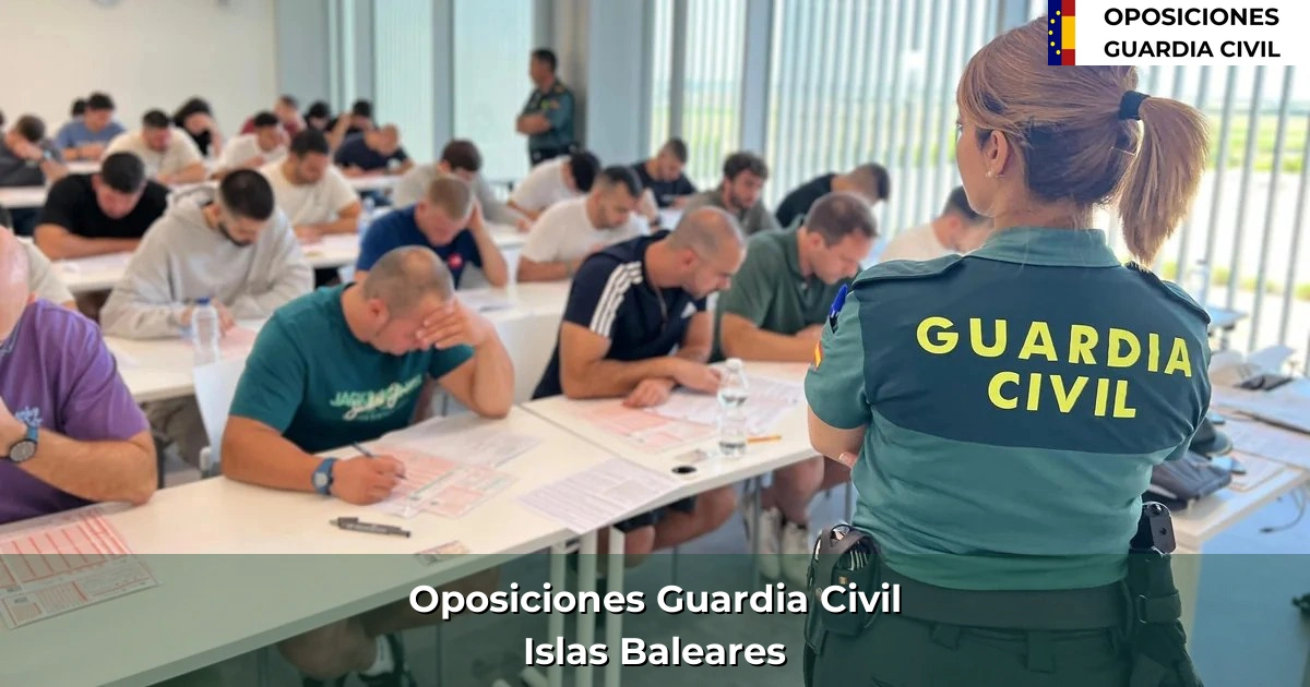 Oposiciones Guardia Civil en Islas Baleares