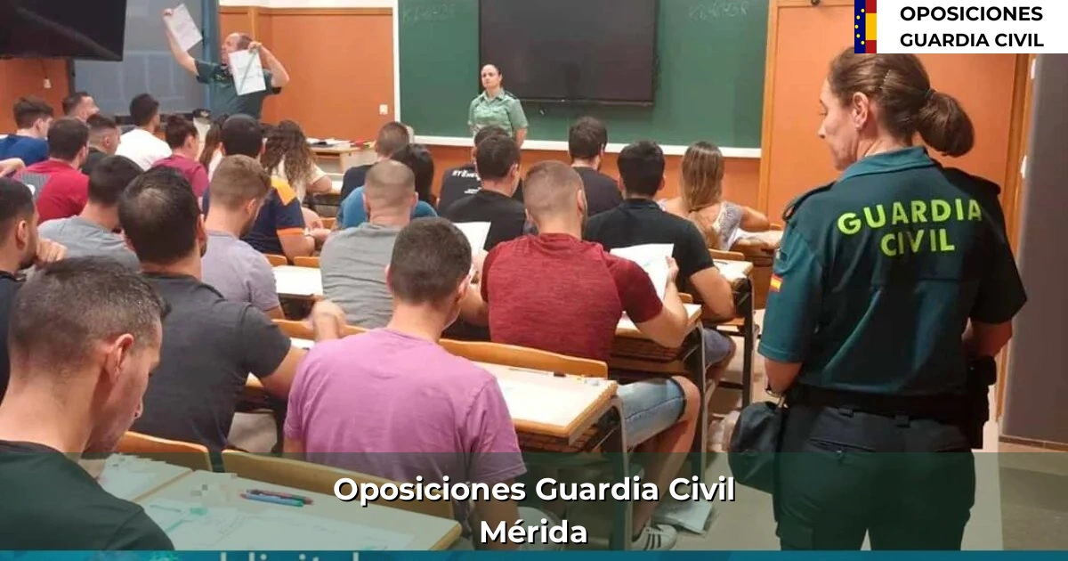Oposiciones Guardia Civil en Mérida