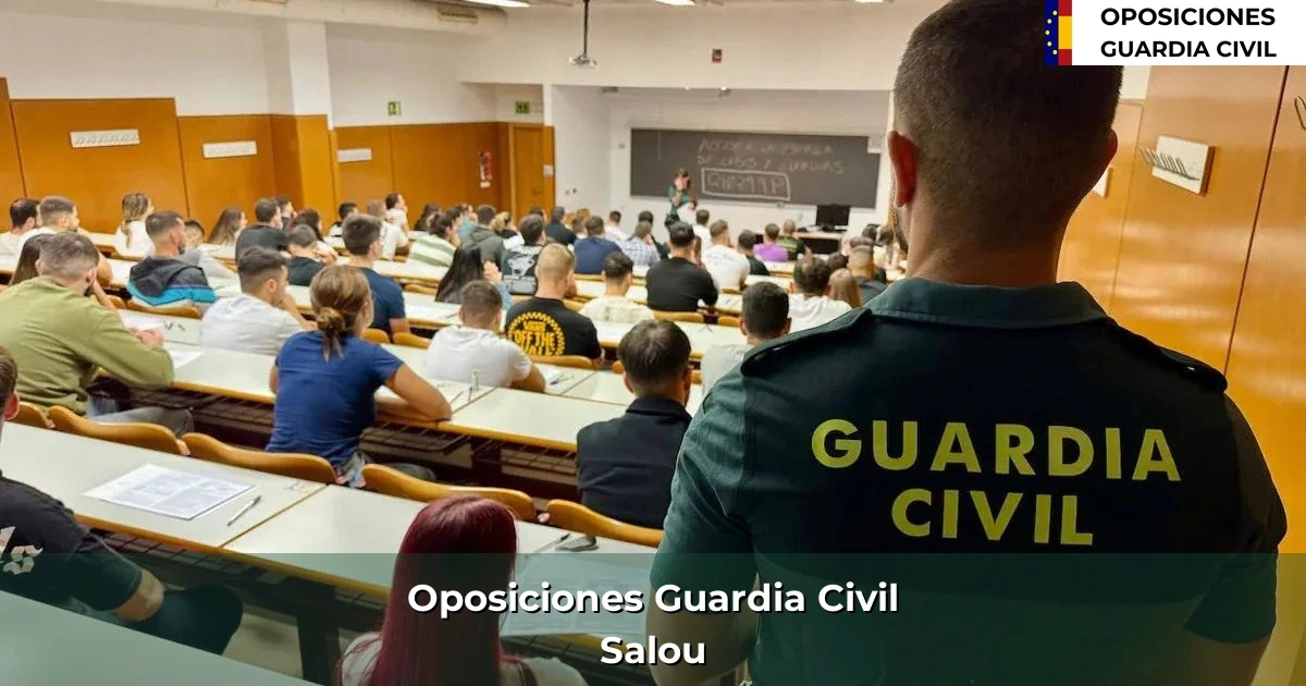 Oposiciones Guardia Civil en Salou