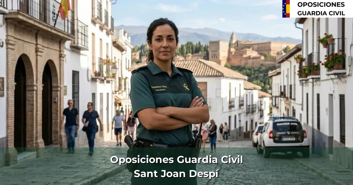 Oposiciones Guardia Civil en Sant Joan Despí