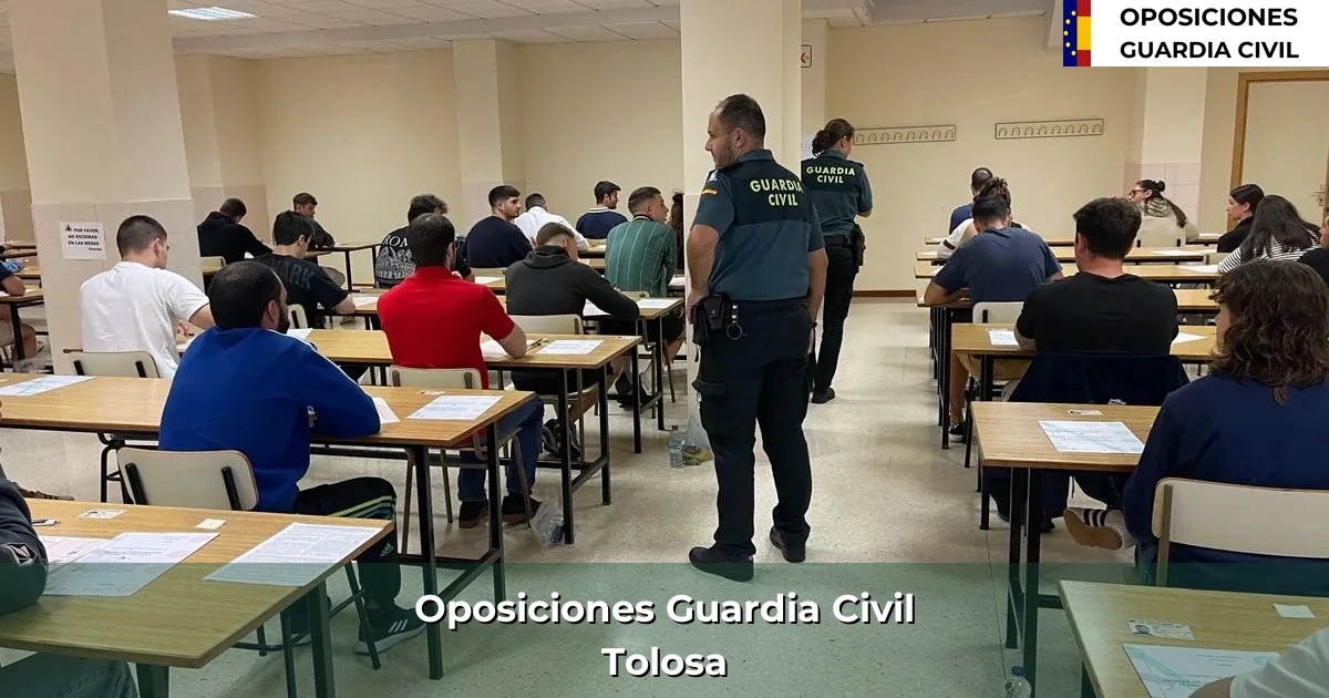 Oposiciones Guardia Civil en Tolosa