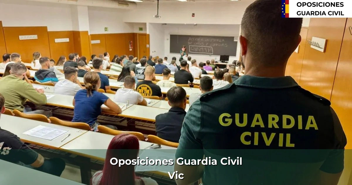 Oposiciones Guardia Civil en Vic