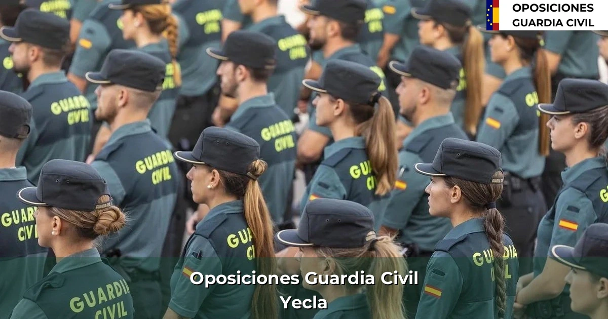Oposiciones Guardia Civil en Yecla